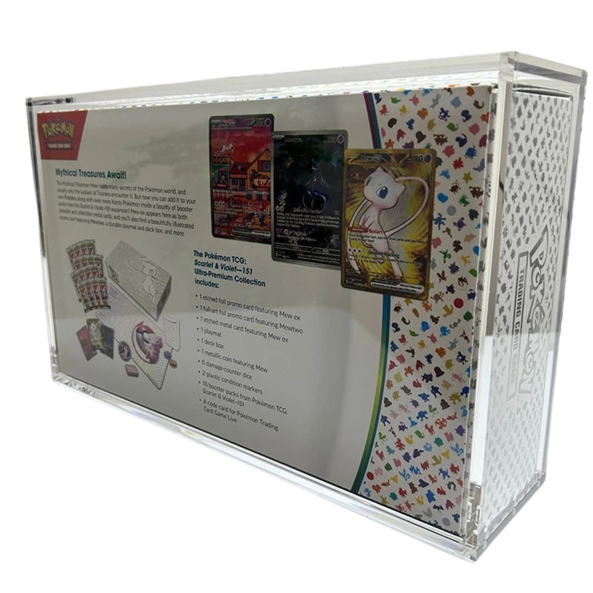 Pokemon TCG 151 Ultra-Premium Collection Acrylic Display Case
