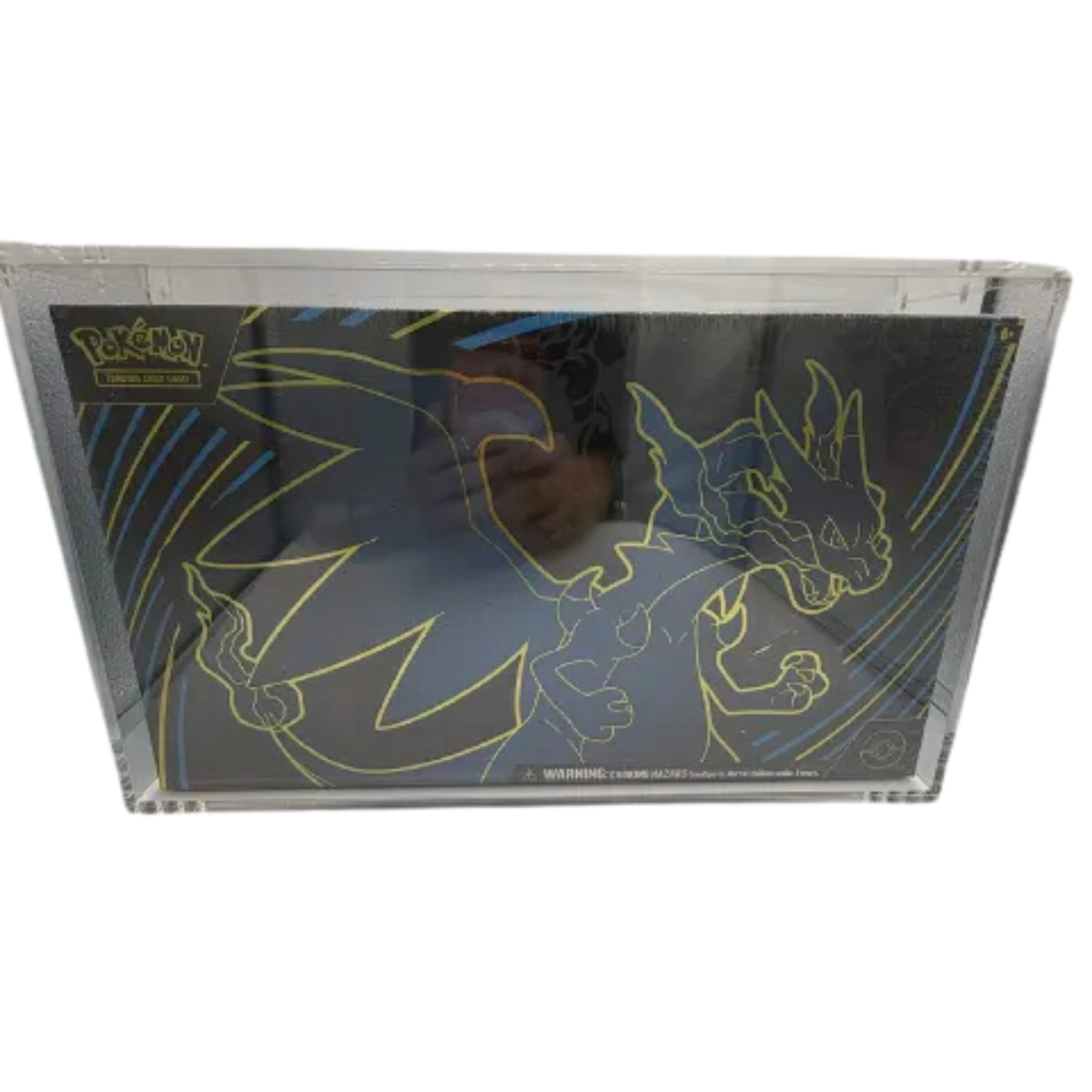 Pokemon TCG Mega Charizard X ex Ultra Premium Collection Acrylic Display Case