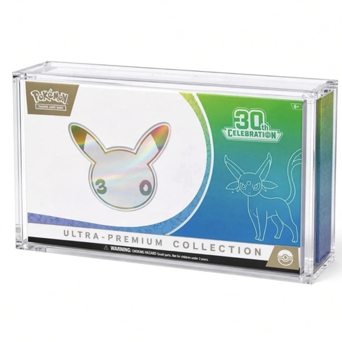 Pokemon TCG 30th Celebration Ultra-Premium Collection Acrylic Display Case
