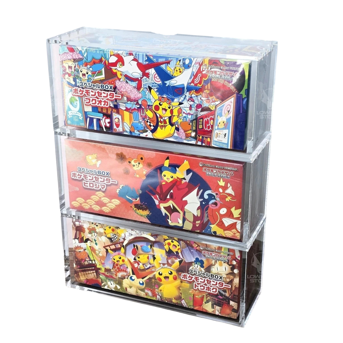 Pokemon TCG Japanese Pokemon Center Special Box Acrylic Display Case