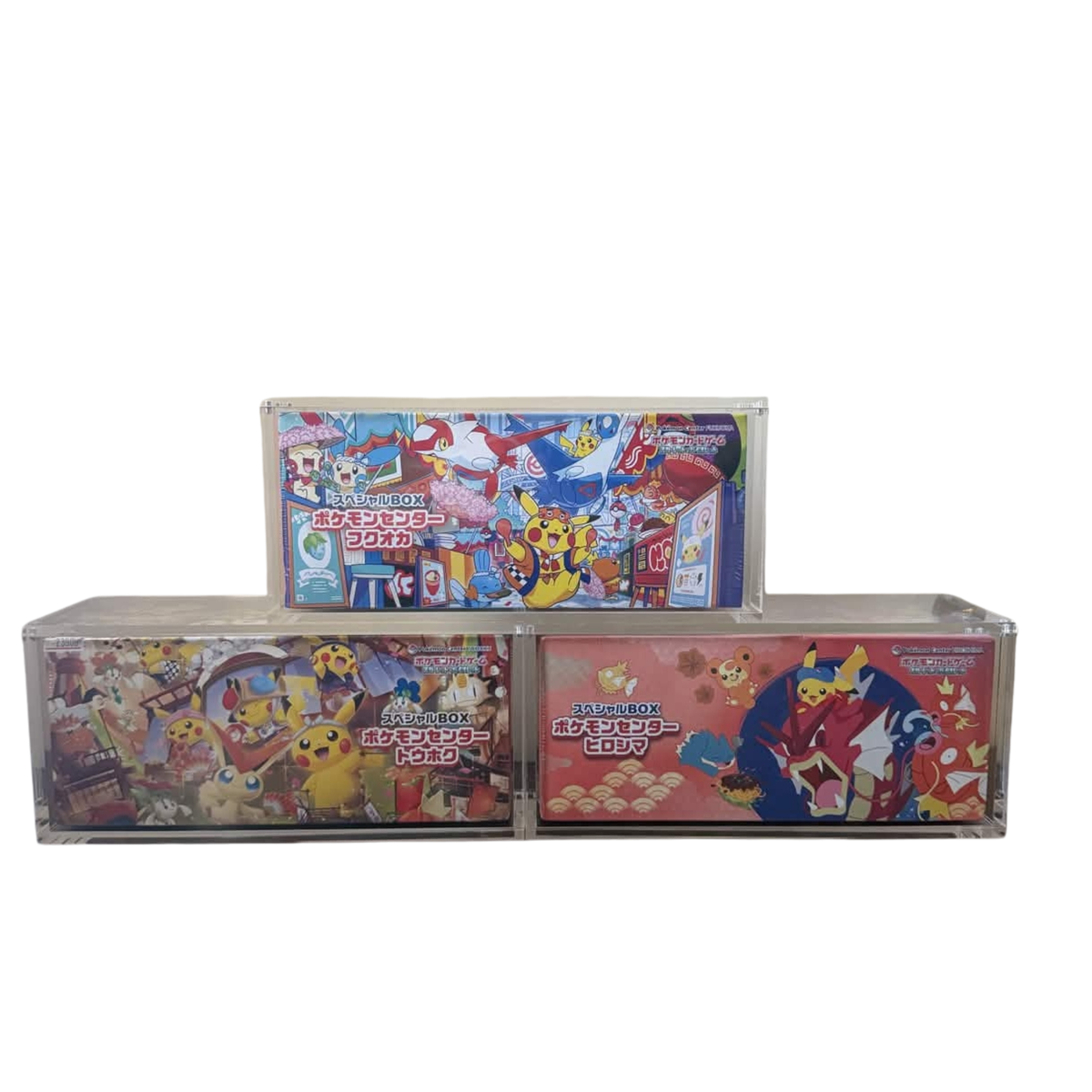 Pokemon TCG Japanese Pokemon Center Special Box Acrylic Display Case