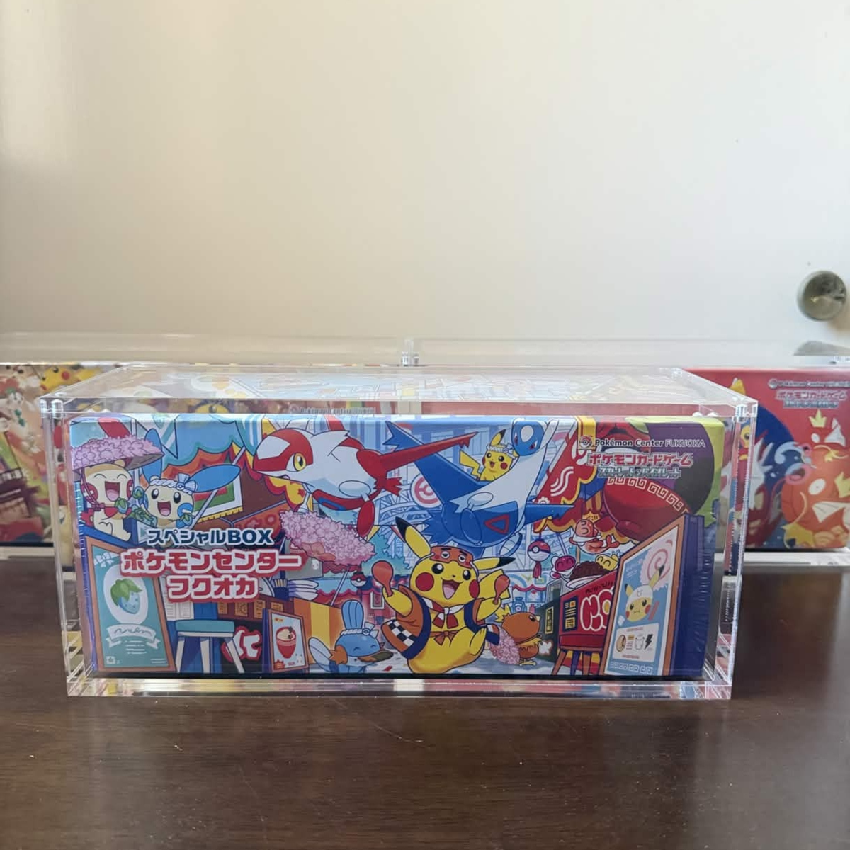 Pokemon TCG Japanese Pokemon Center Special Box Acrylic Display Case