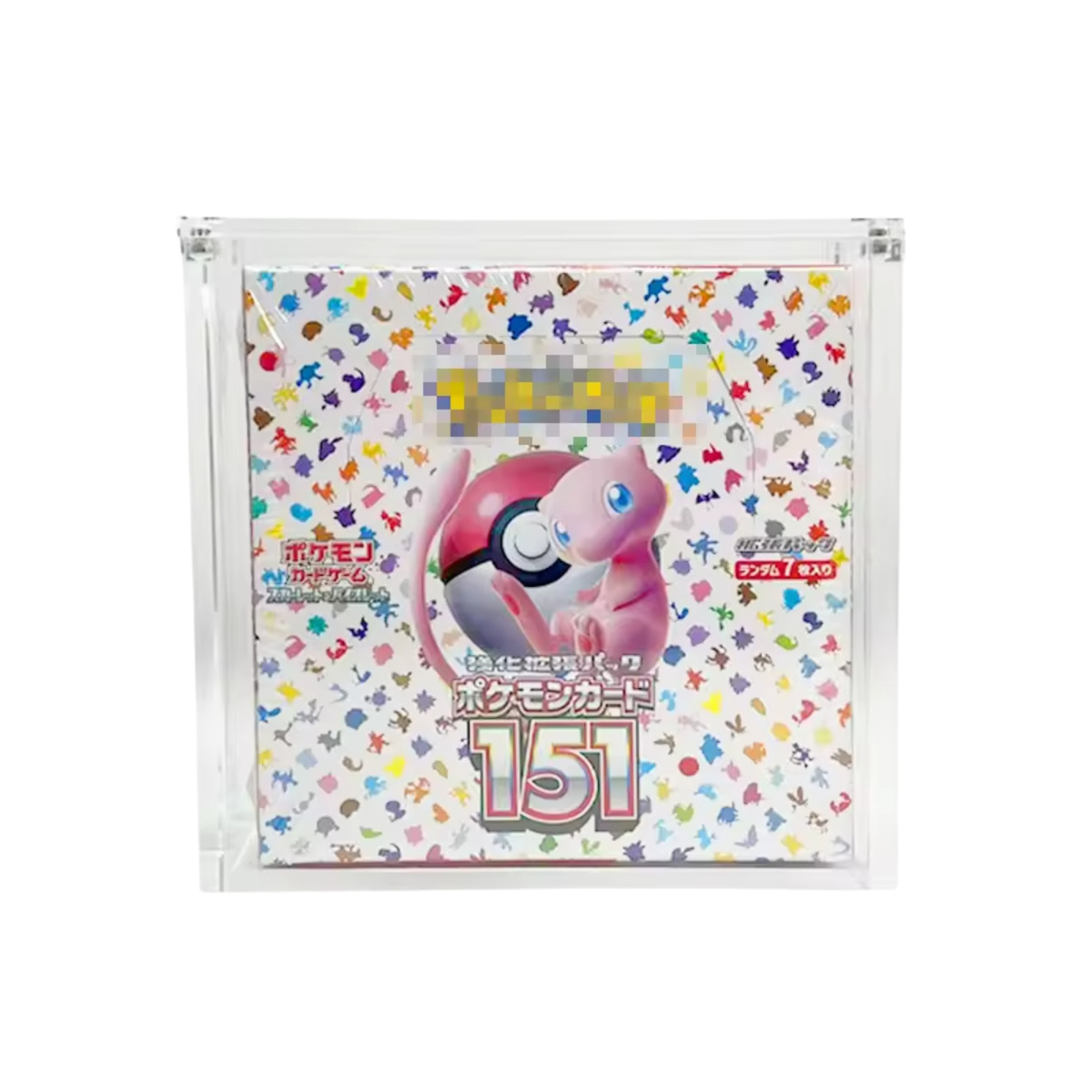 Pokemon TCG Japanese Booster Box Acrylic Display Case